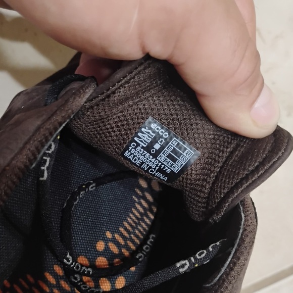 ECCO Men's Biom Fjuel Train Walking Shoe Yak Leather Mocha Lightweight Size 10.0 - Picture 12 of 12